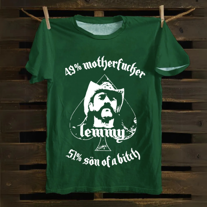  Motörhead Vintage Lemmy Motorhead cotton T-Shirt