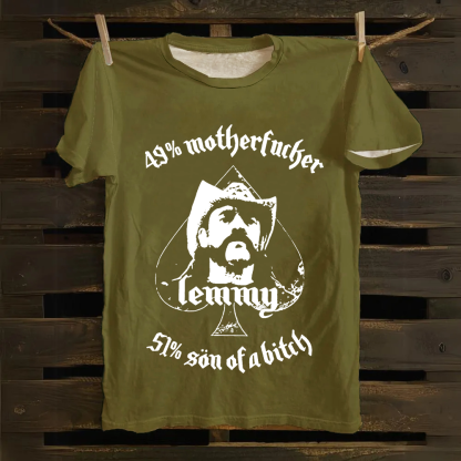  Motörhead Vintage Lemmy Motorhead cotton T-Shirt
