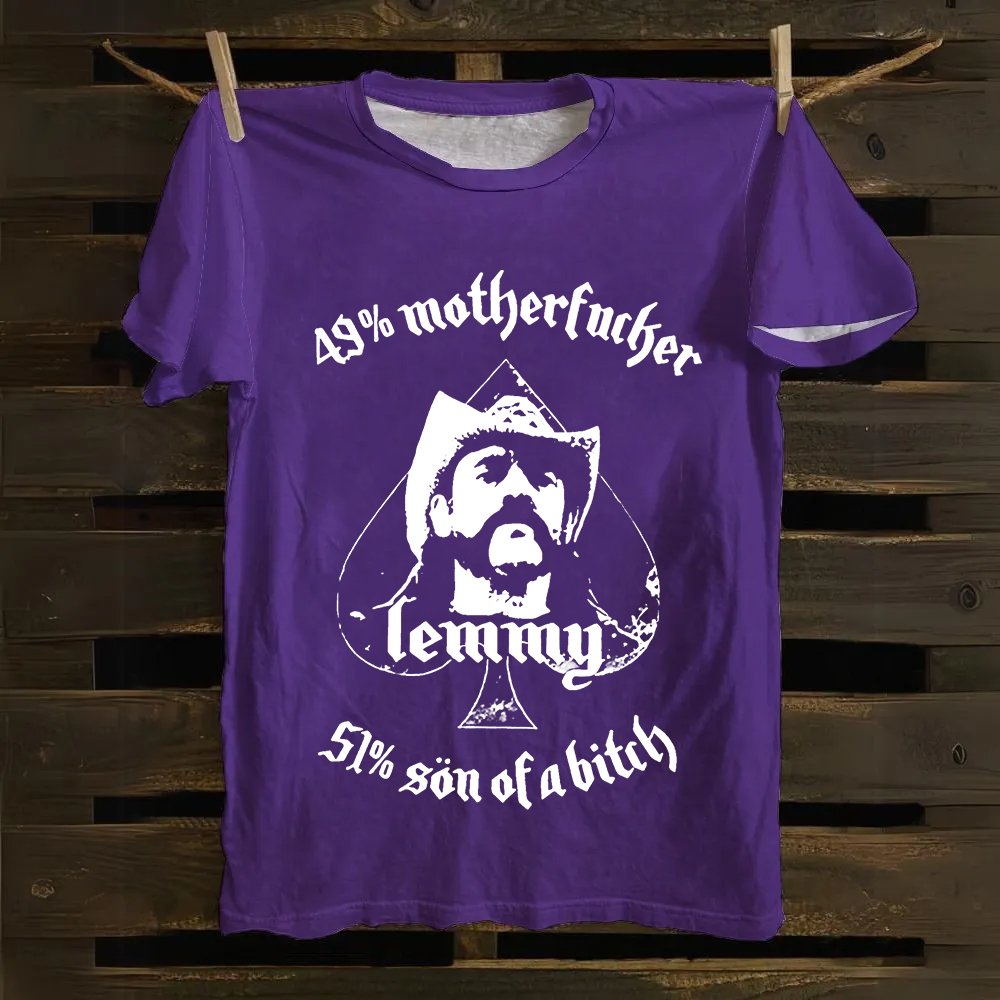  Motörhead Vintage Lemmy Motorhead cotton T-Shirt