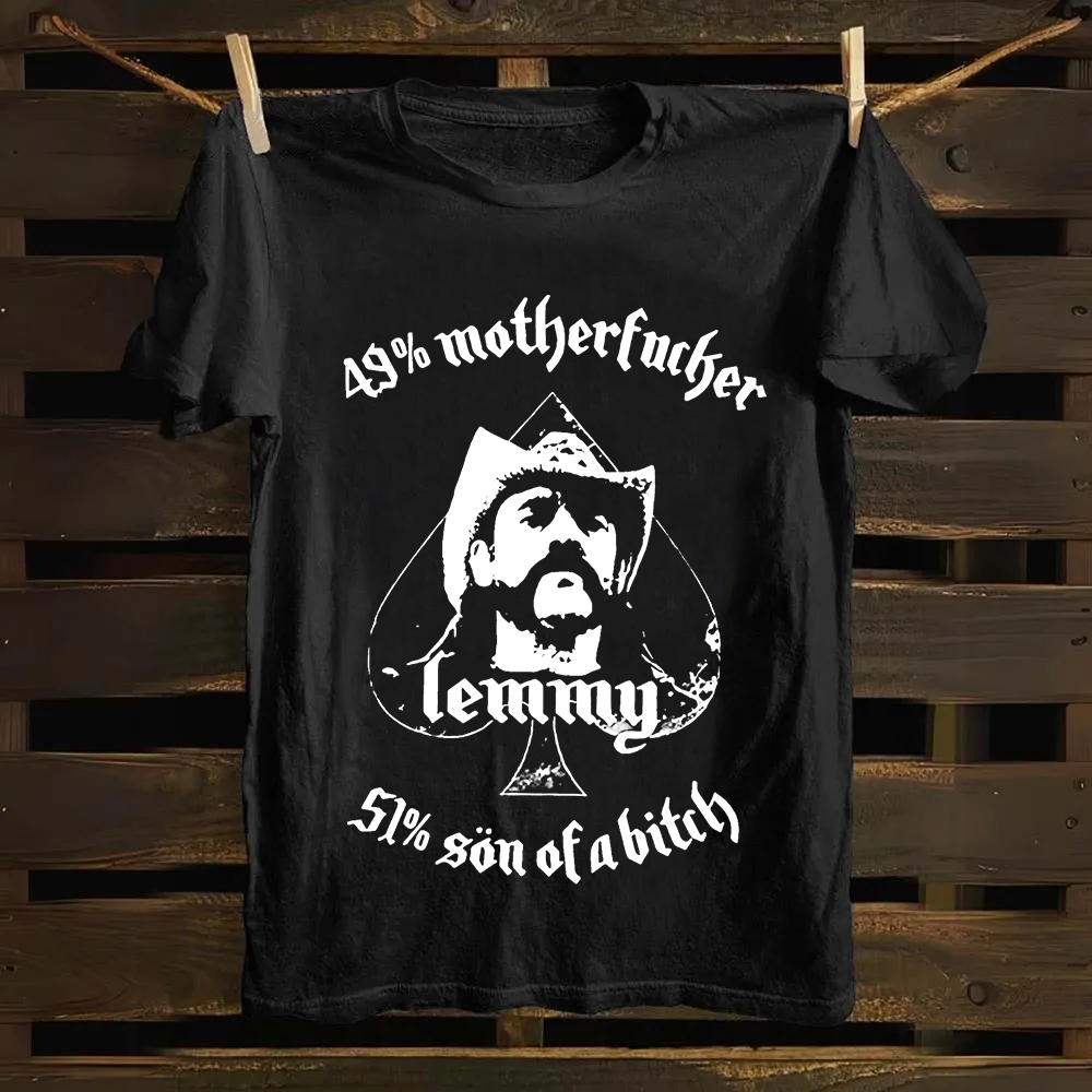  Motörhead Vintage Lemmy Motorhead cotton T-Shirt