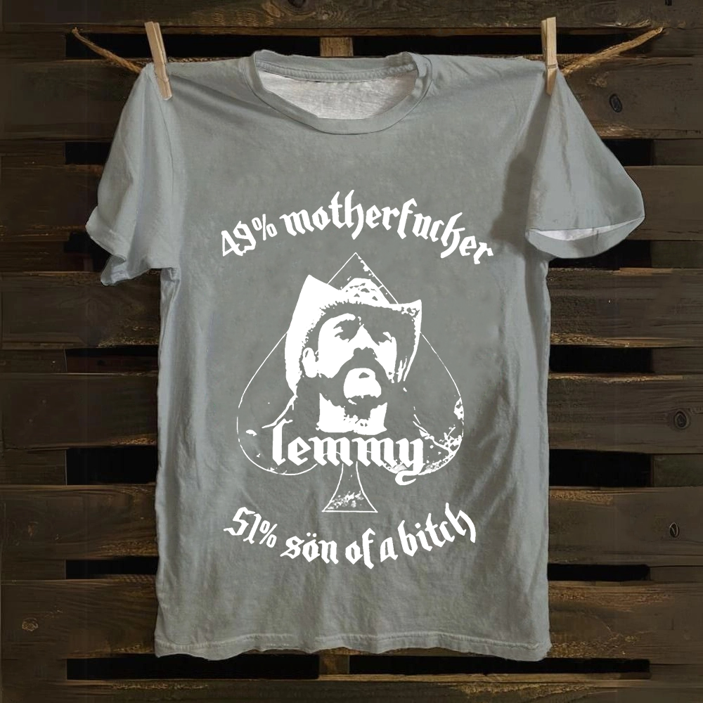  Motörhead Vintage Lemmy Motorhead cotton T-Shirt