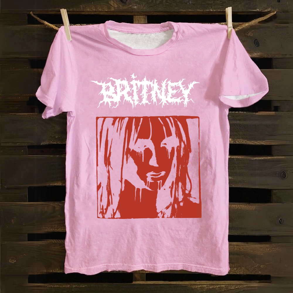 Britney Singer cotton T-Shirt