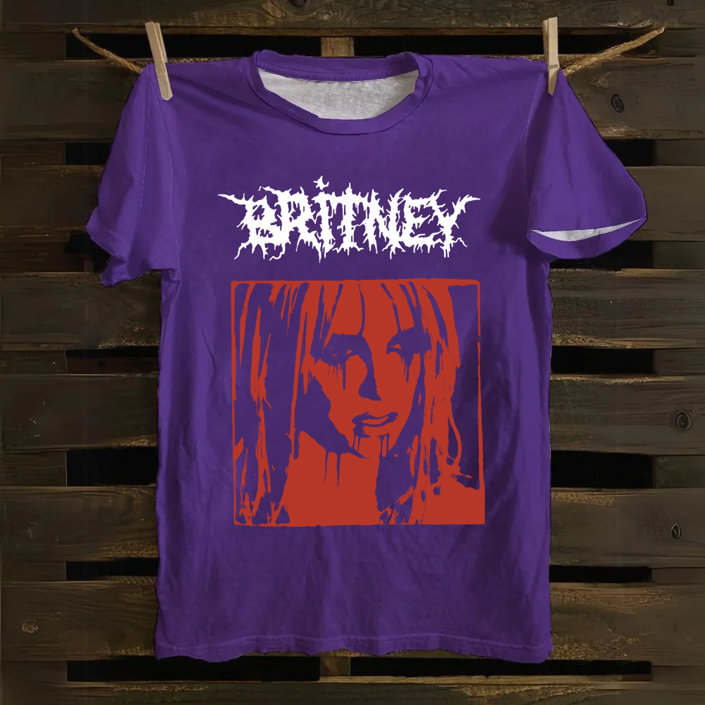 Britney Singer cotton T-Shirt