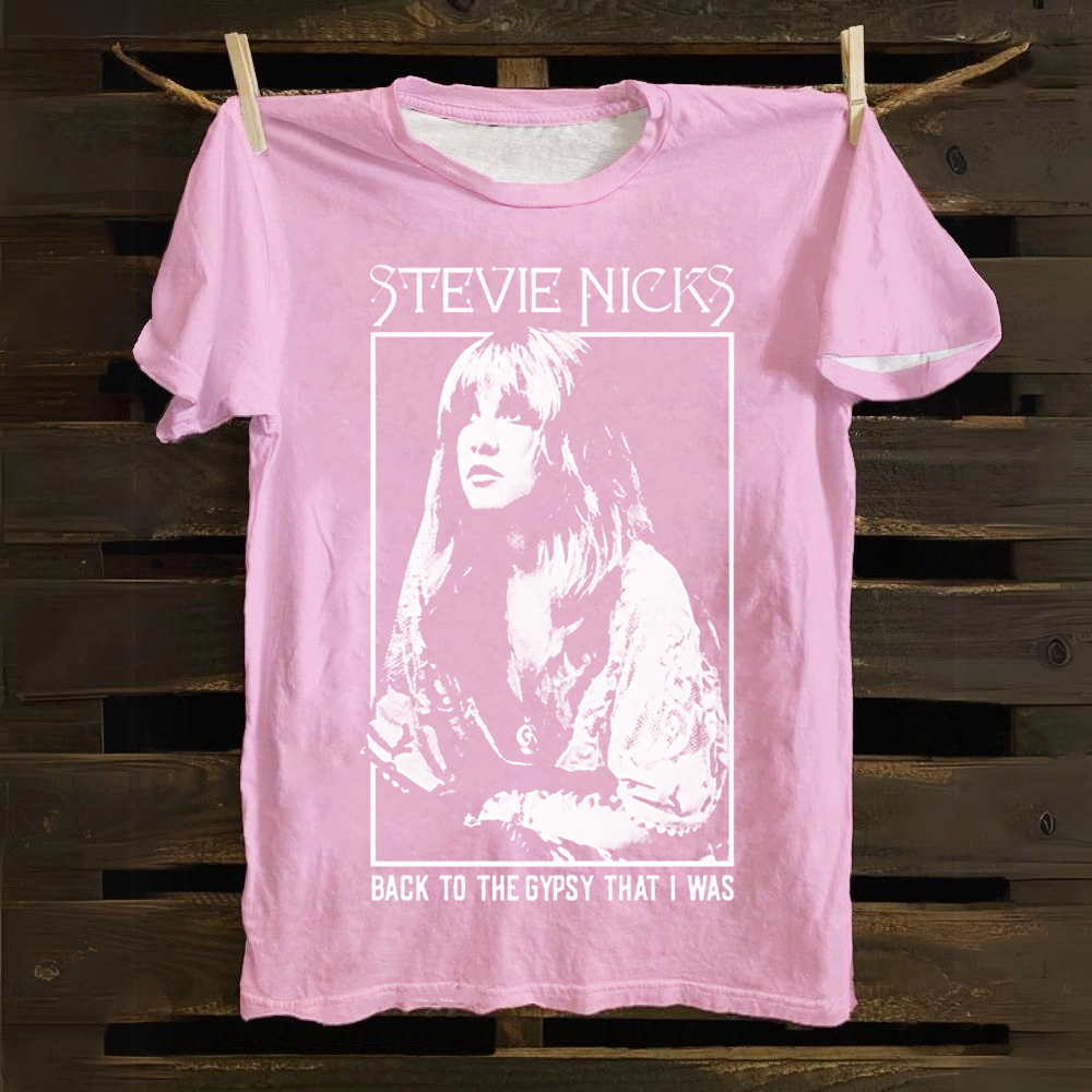 Stevie Nicks Singer Vintage cotton T-Shirt
