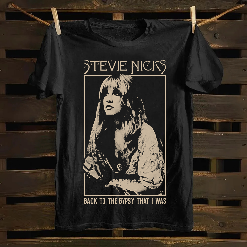 Stevie Nicks Singer Vintage cotton T-Shirt