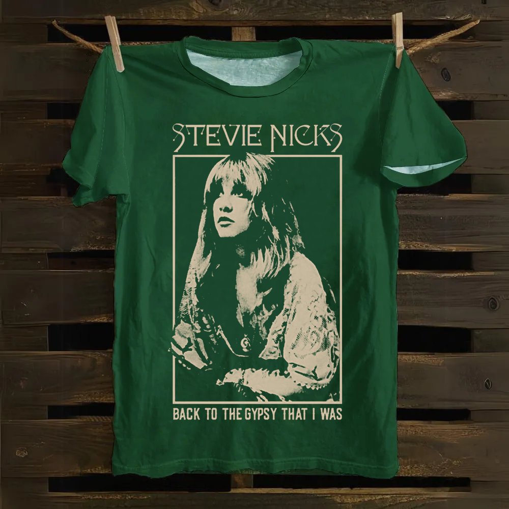 Stevie Nicks Singer Vintage cotton T-Shirt