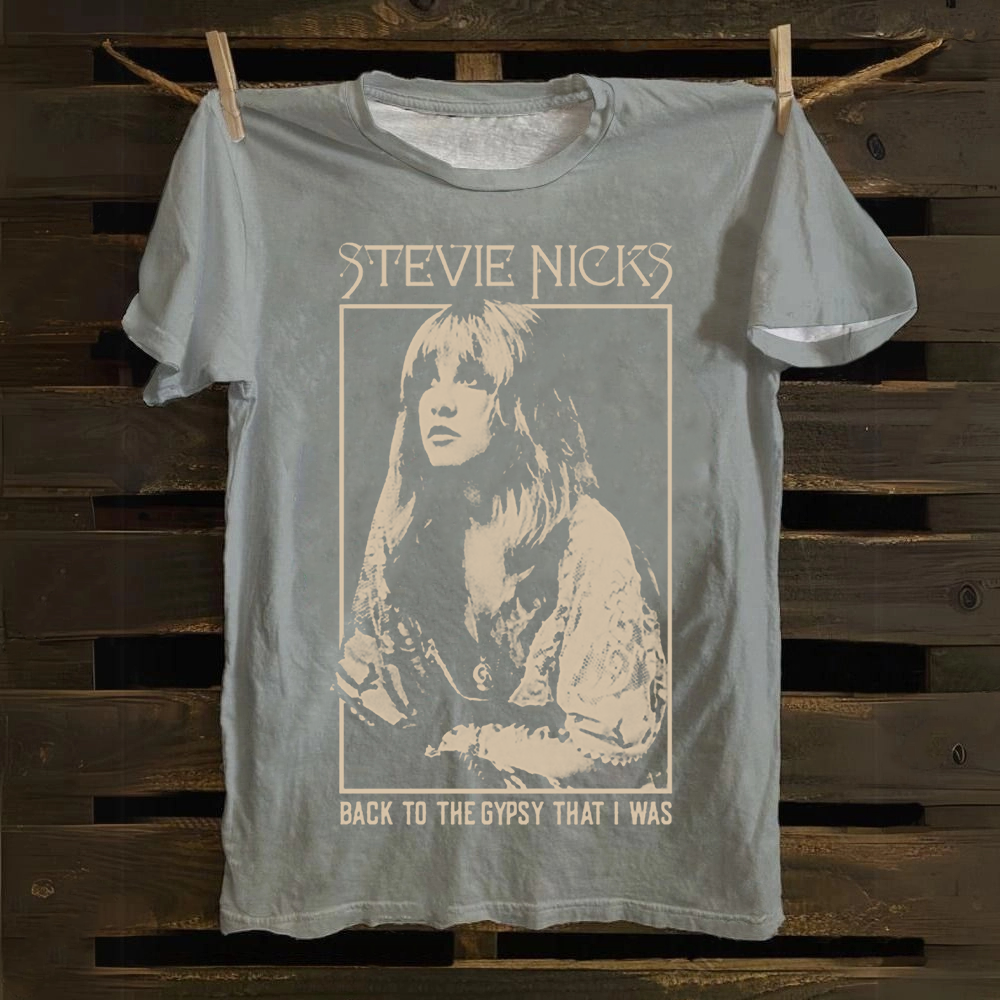 Stevie Nicks Singer Vintage cotton T-Shirt