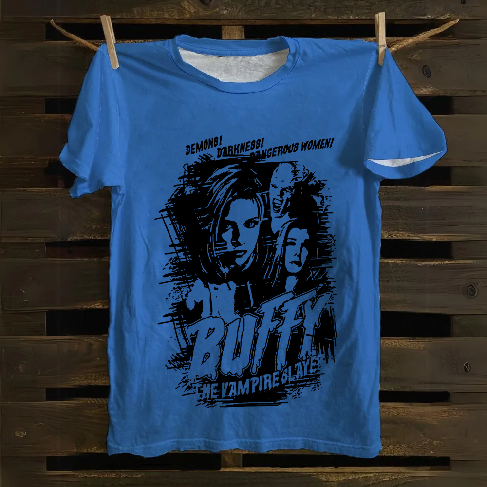 Buffy The Vampire Slayer TV Series Vintage cotton T-Shirt