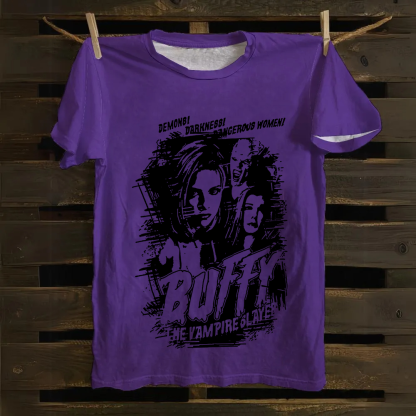 Buffy The Vampire Slayer TV Series Vintage cotton T-Shirt