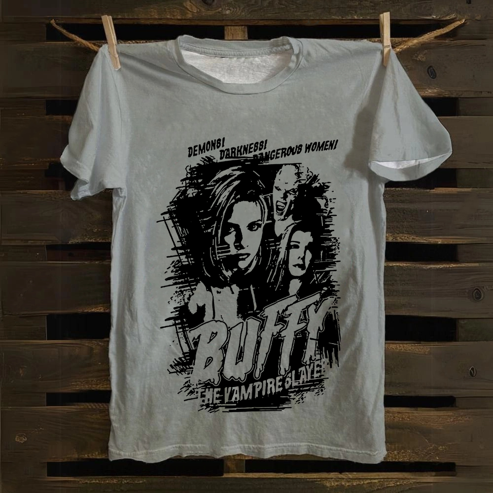 Buffy The Vampire Slayer TV Series Vintage cotton T-Shirt