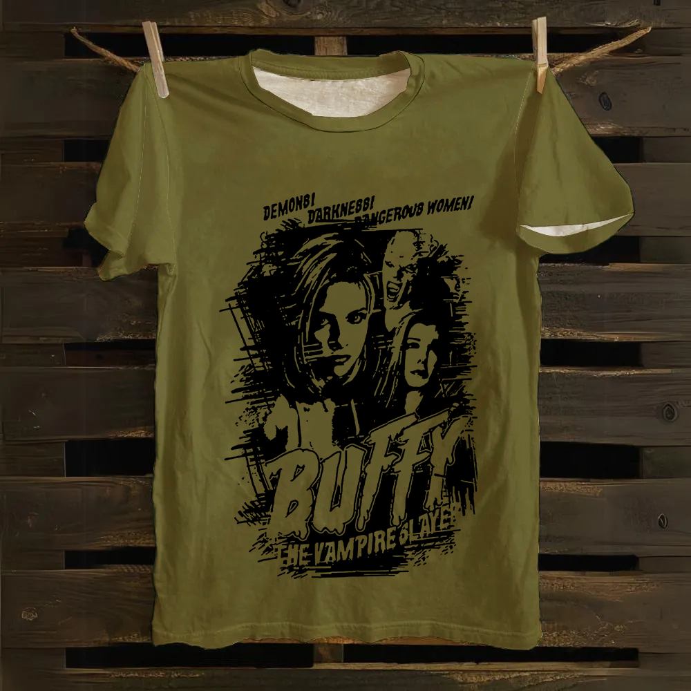 Buffy The Vampire Slayer TV Series Vintage cotton T-Shirt