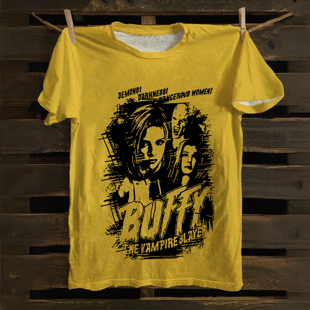 Buffy The Vampire Slayer TV Series Vintage cotton T-Shirt