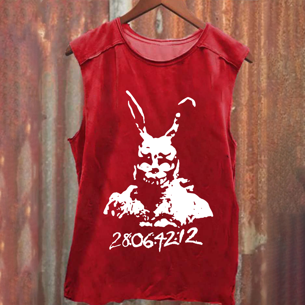 Donnie Darko 28 06 42 12 Frank Bunny Rabbit tank Top