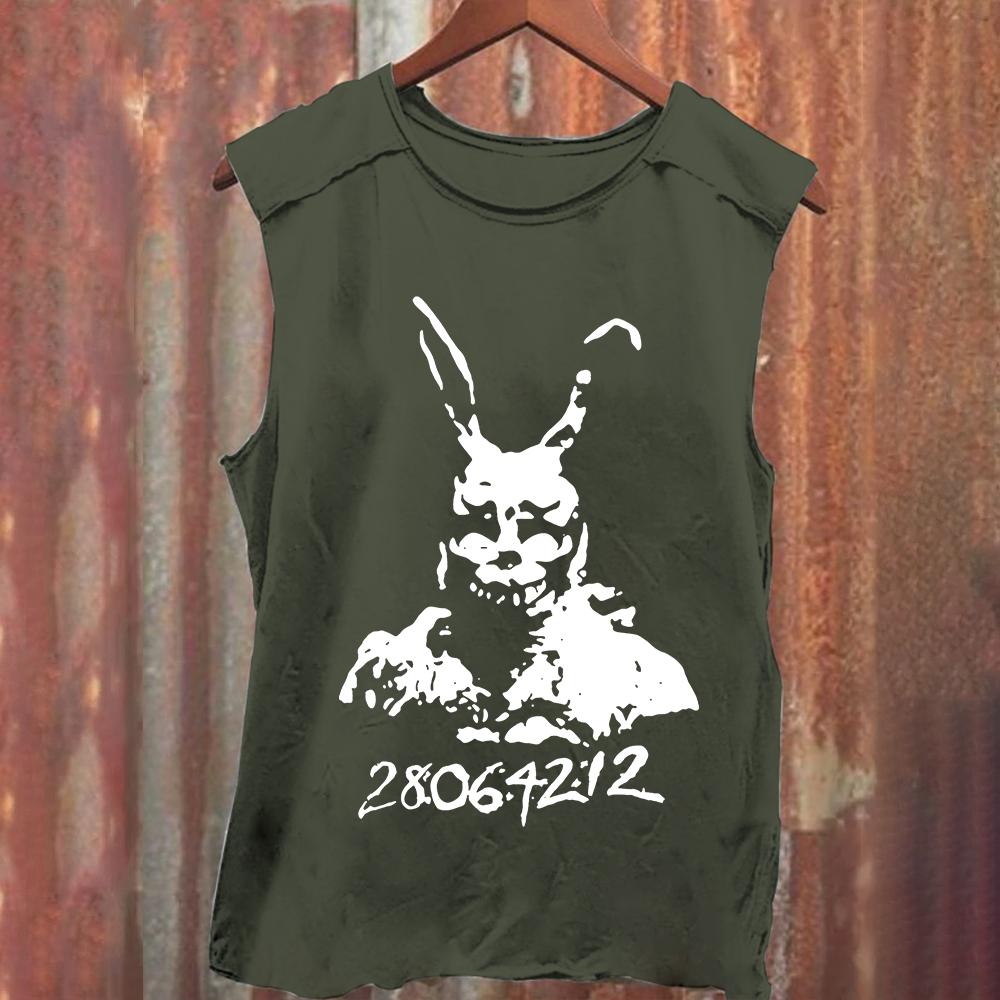 Donnie Darko 28 06 42 12 Frank Bunny Rabbit tank Top
