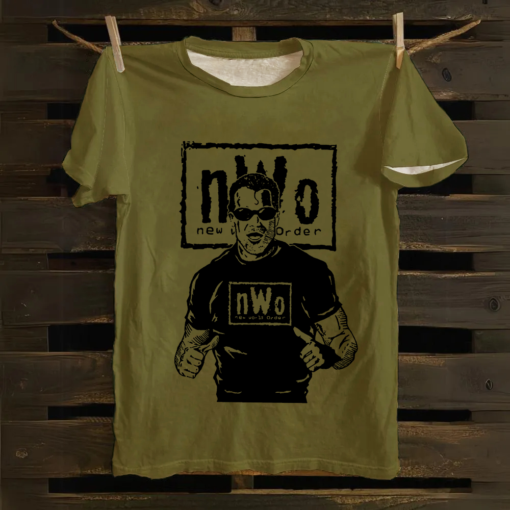 Wrestling New World Order WWE  cotton T-Shirt