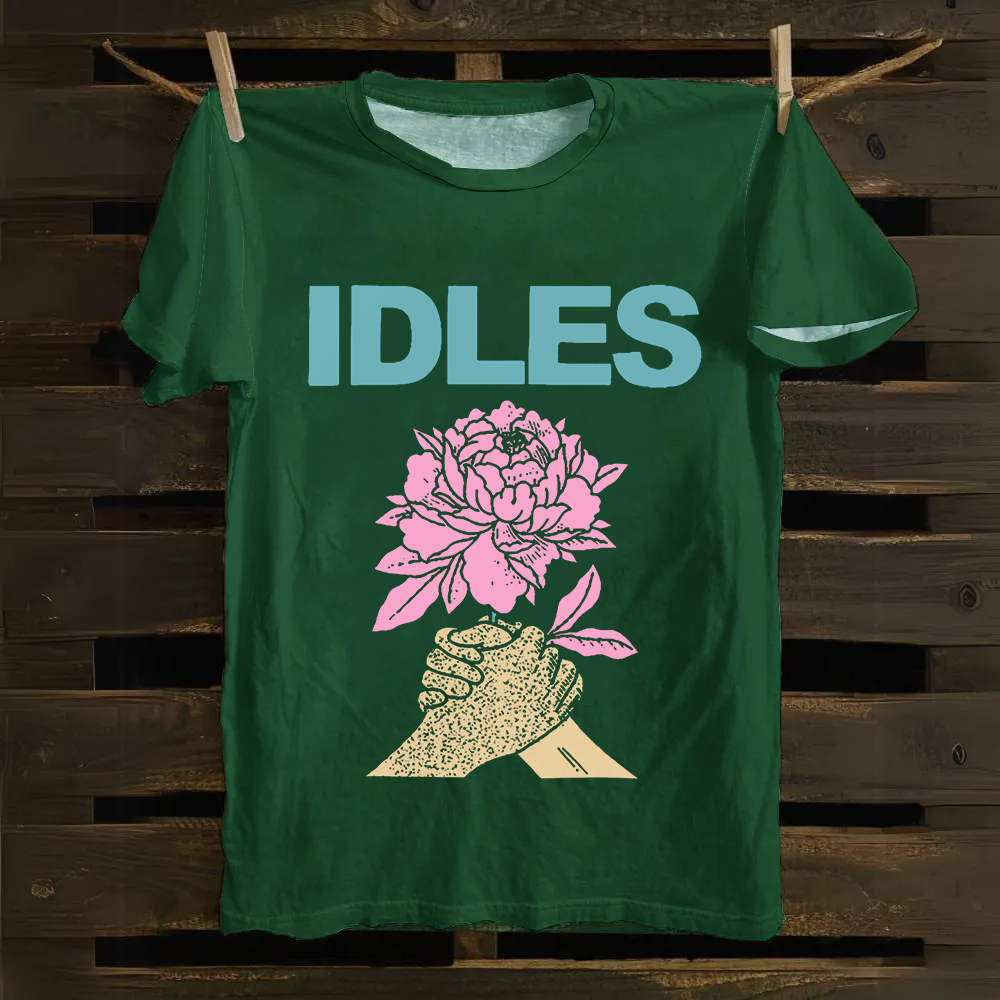 Idles Band Vintage Cotton T-Shirt