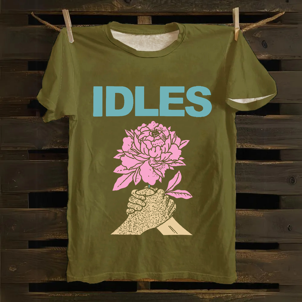 Idles Band Vintage Cotton T-Shirt