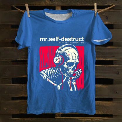 Nine Inch Nails Mr Self Destruct Music Cotton T-Shirt