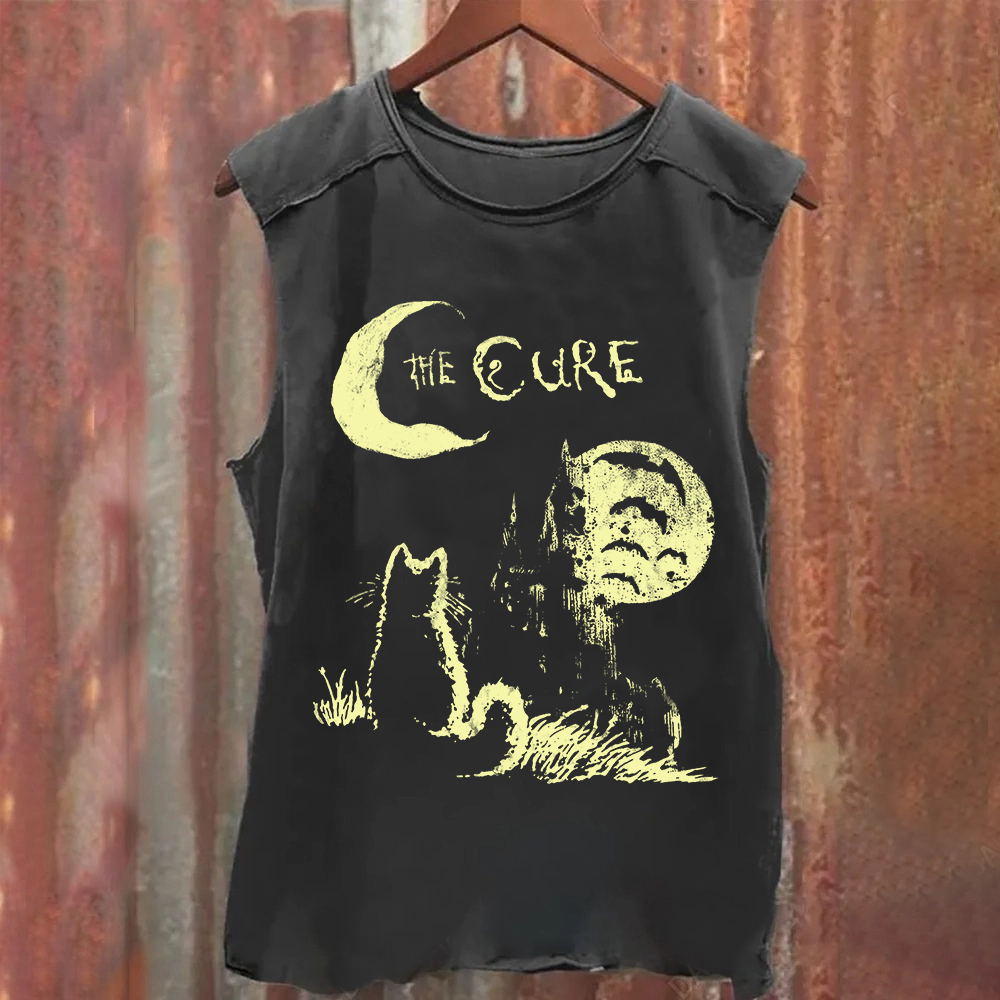 Unisex Vintage Washed The Cure Tank Top