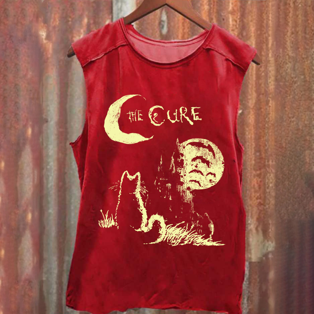 Unisex Vintage Washed The Cure Tank Top