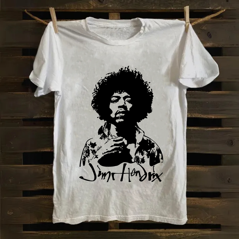 The Jimi Hendrix Experience Band Casual Printed Cotton T-Shirt