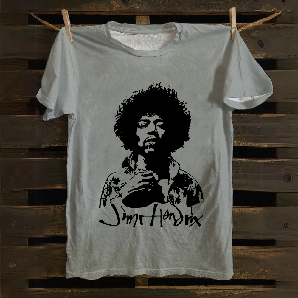 The Jimi Hendrix Experience Band Casual Printed Cotton T-Shirt