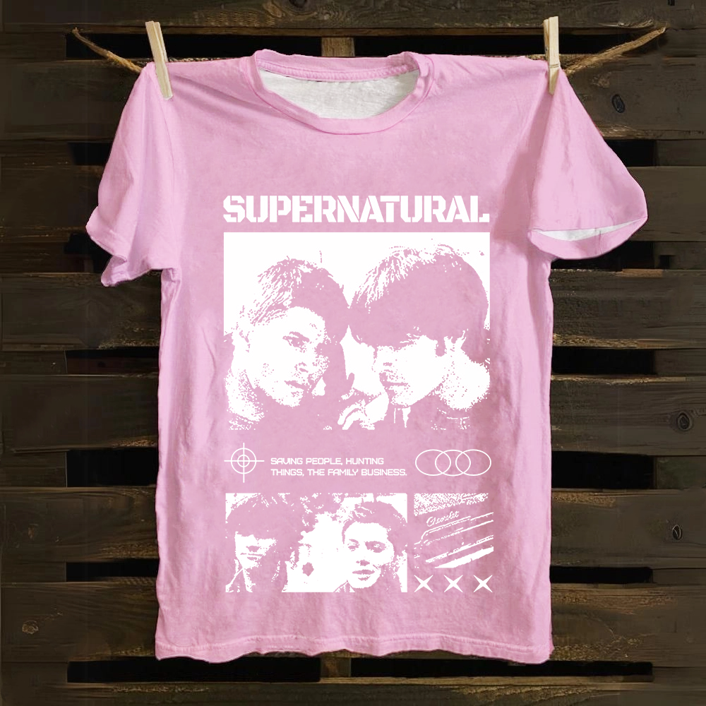 Supernatural TV Series Cotton T-Shirt