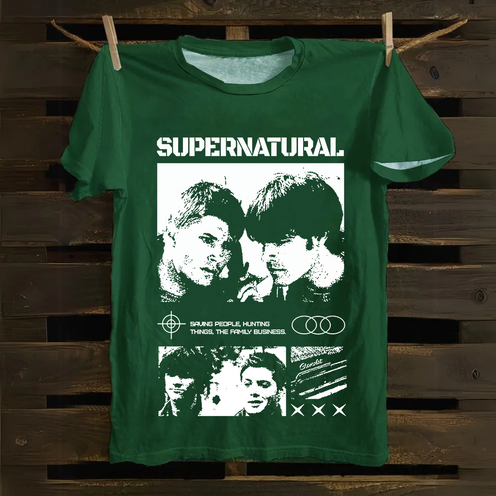 Supernatural TV Series Cotton T-Shirt