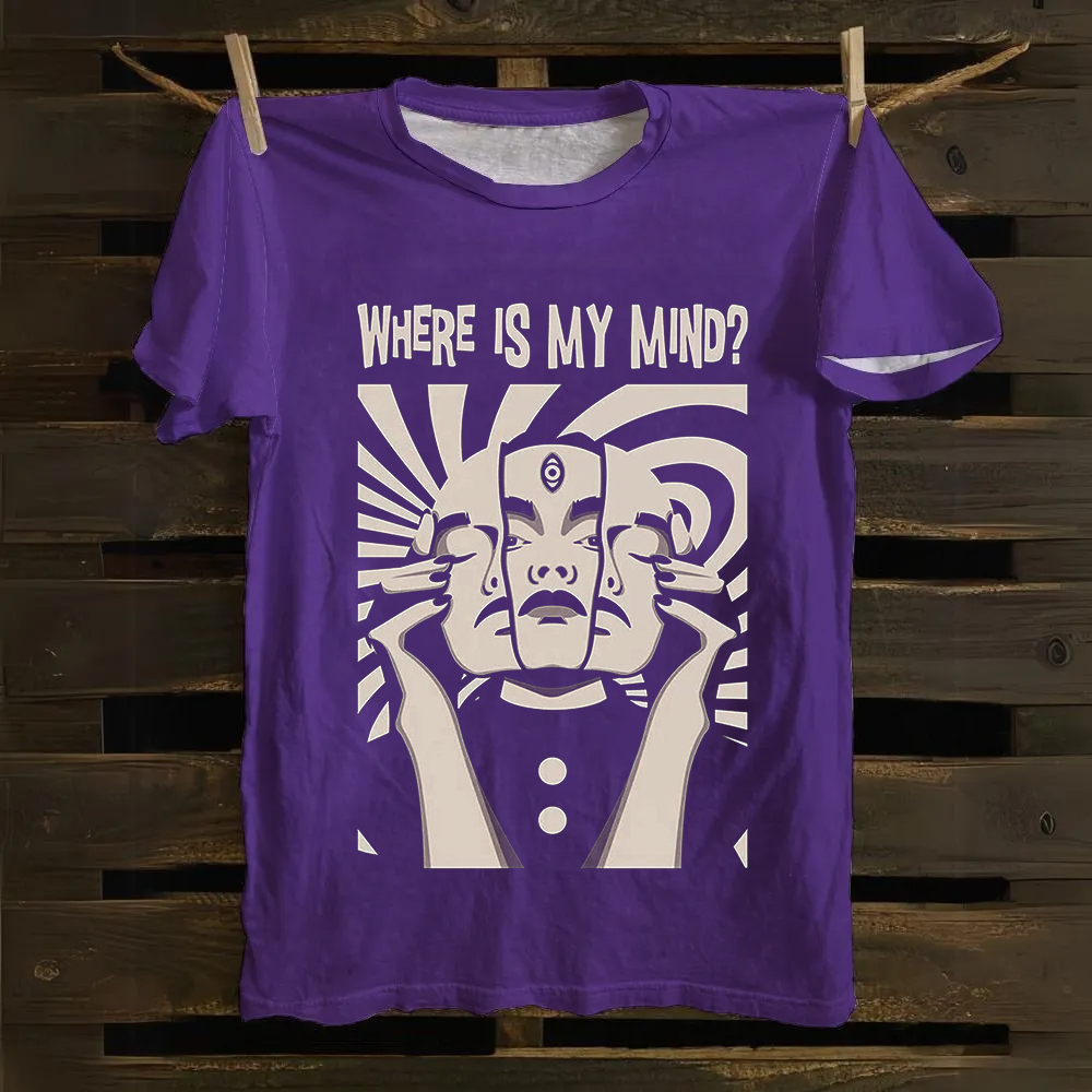 Vintage Pixies Where Is My Mind Cotton T-Shirt