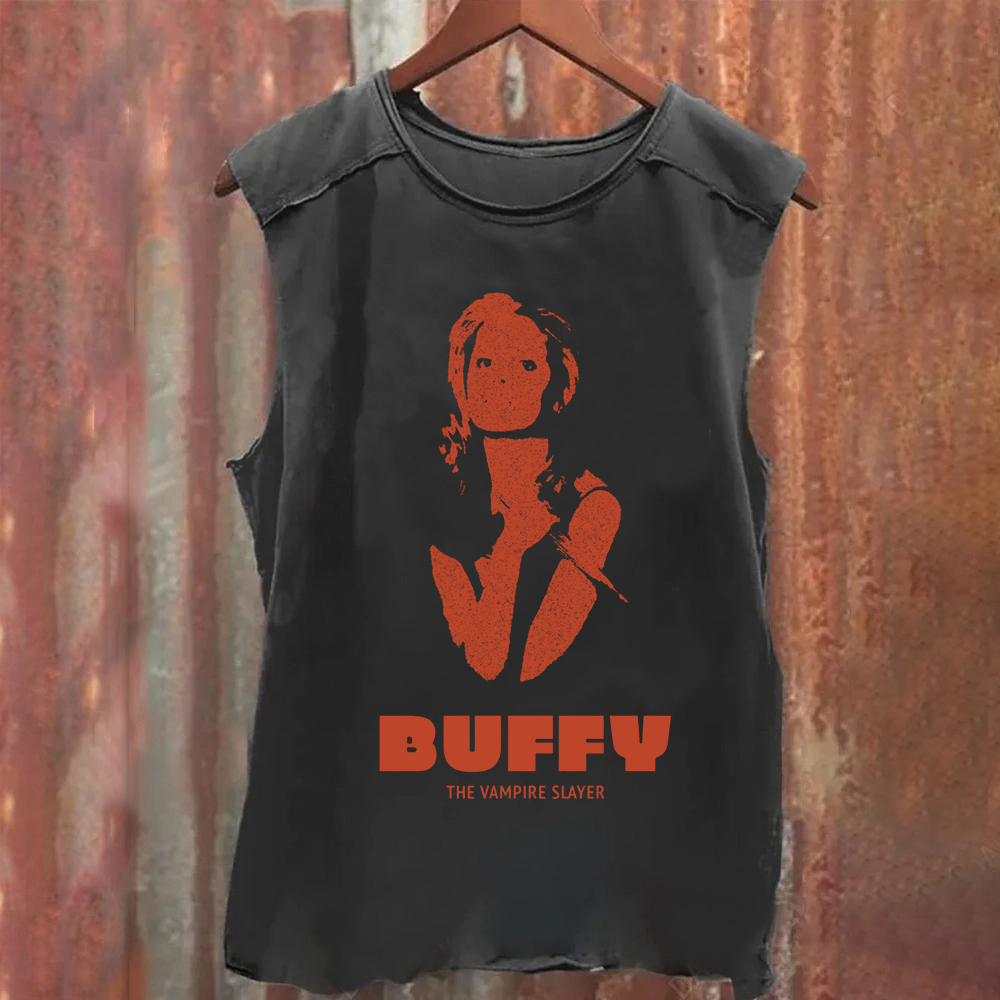 Buffy The Vampire Slayer TV Series Vintage Washed Tank Top
