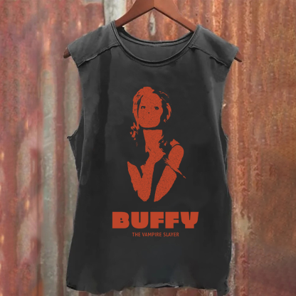 Buffy The Vampire Slayer TV Series Vintage Washed Tank Top