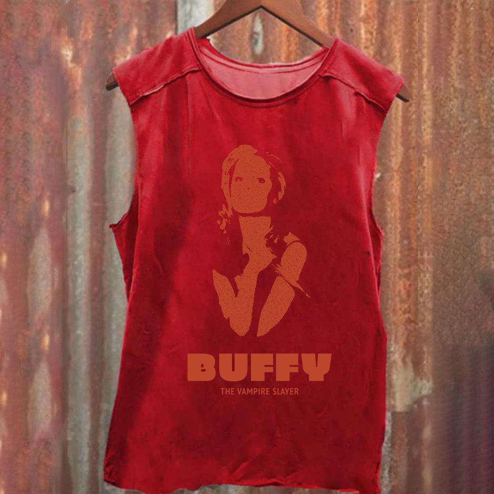 Buffy The Vampire Slayer TV Series Vintage Washed Tank Top