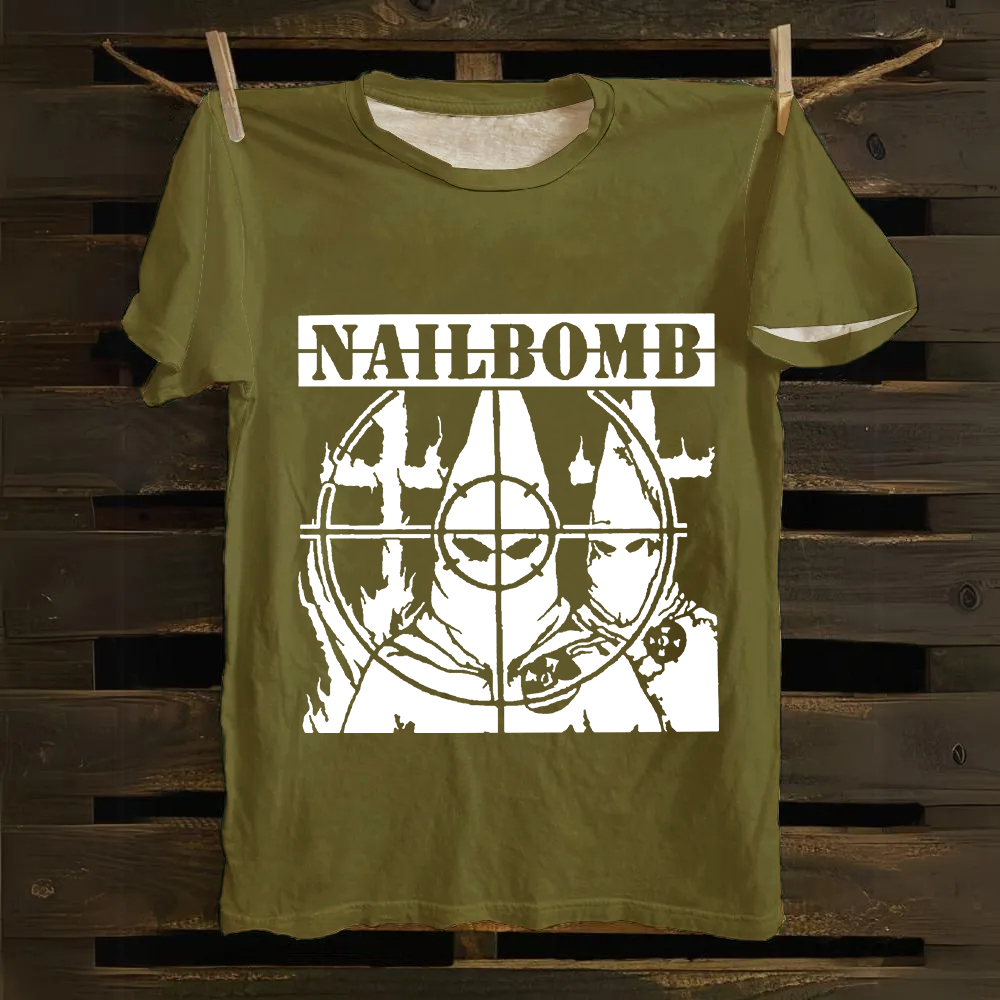 Nailbomb Band Klan Hunter Vintage Cotton T-Shirt