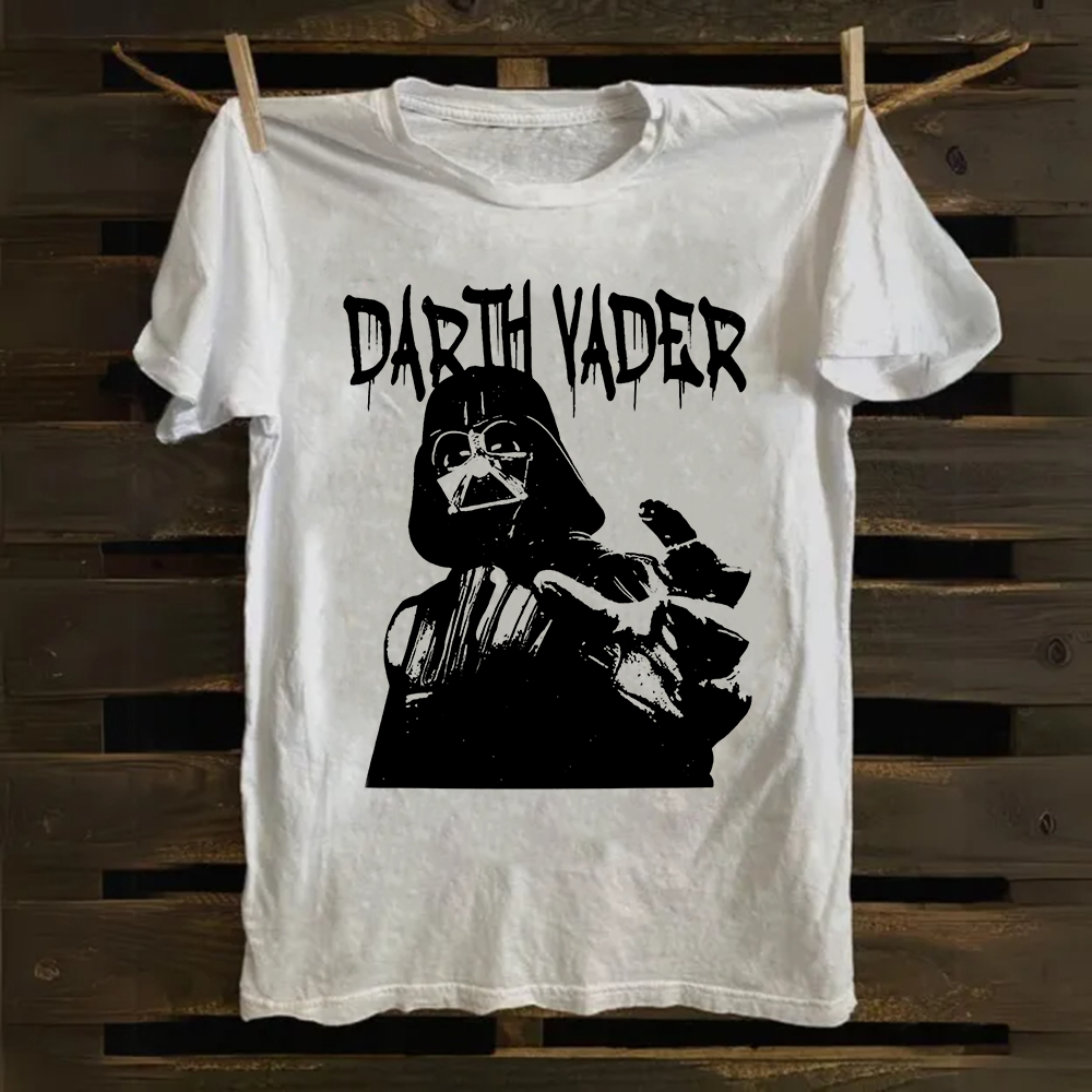 Darth Vader Star Wars Movie Casual Printed Cotton T-Shirt