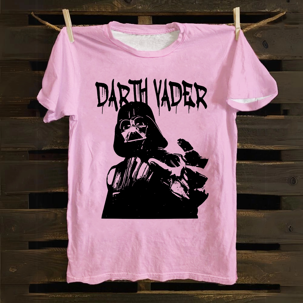 Darth Vader Star Wars Movie Casual Printed Cotton T-Shirt