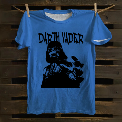 Darth Vader Star Wars Movie Casual Printed Cotton T-Shirt