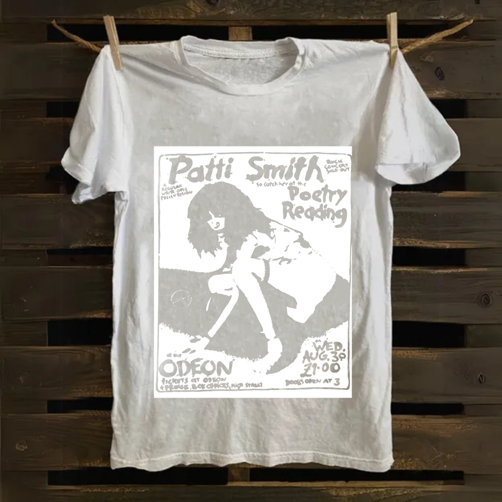 Patti Smith Celebrities Cotton T-Shirt