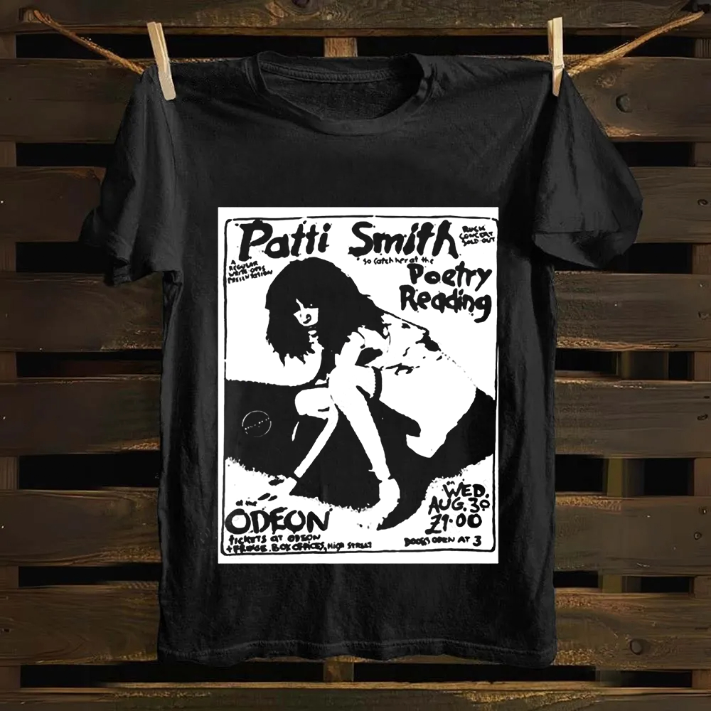Patti Smith Celebrities Cotton T-Shirt