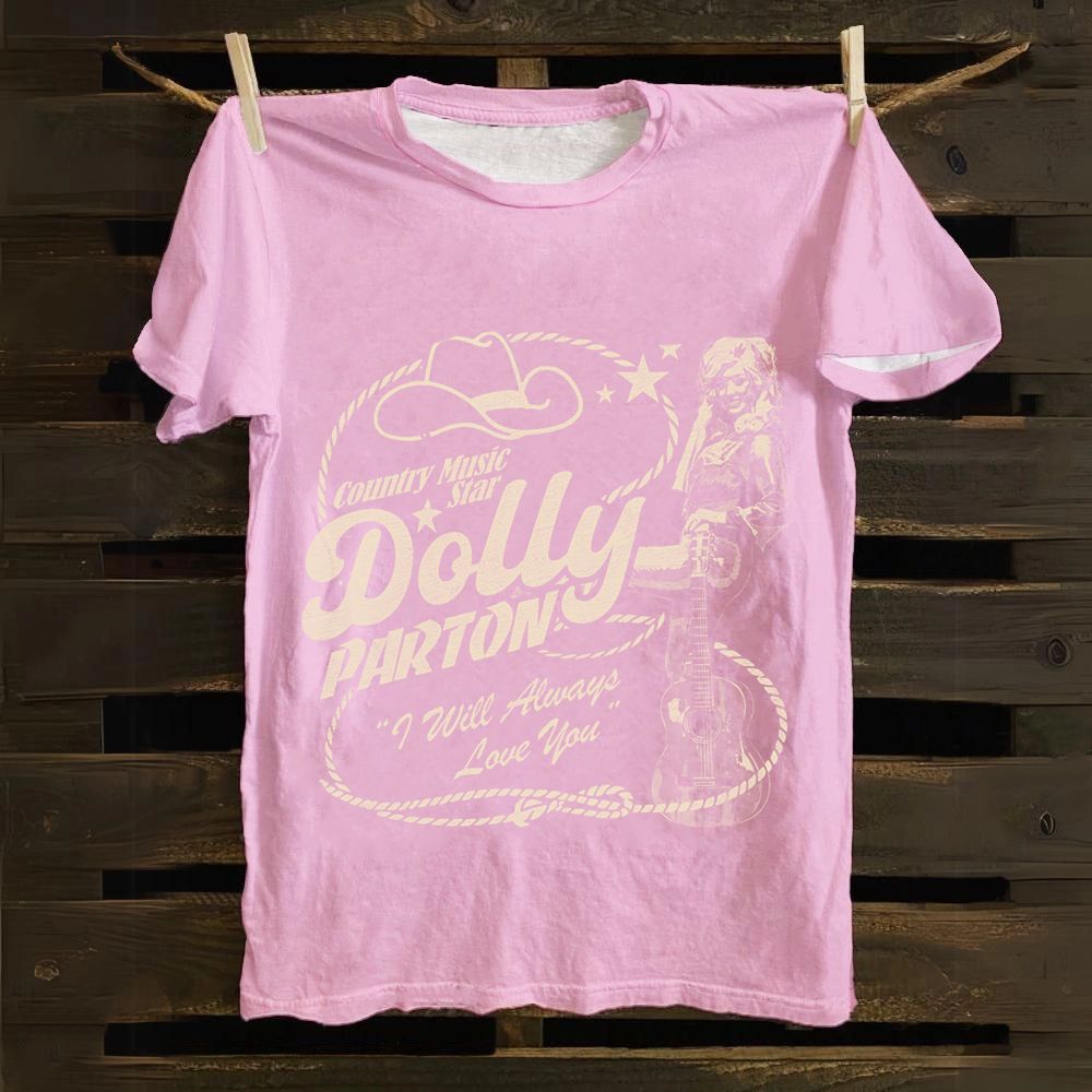 Dolly Parton Singer Cotton T-Shirt