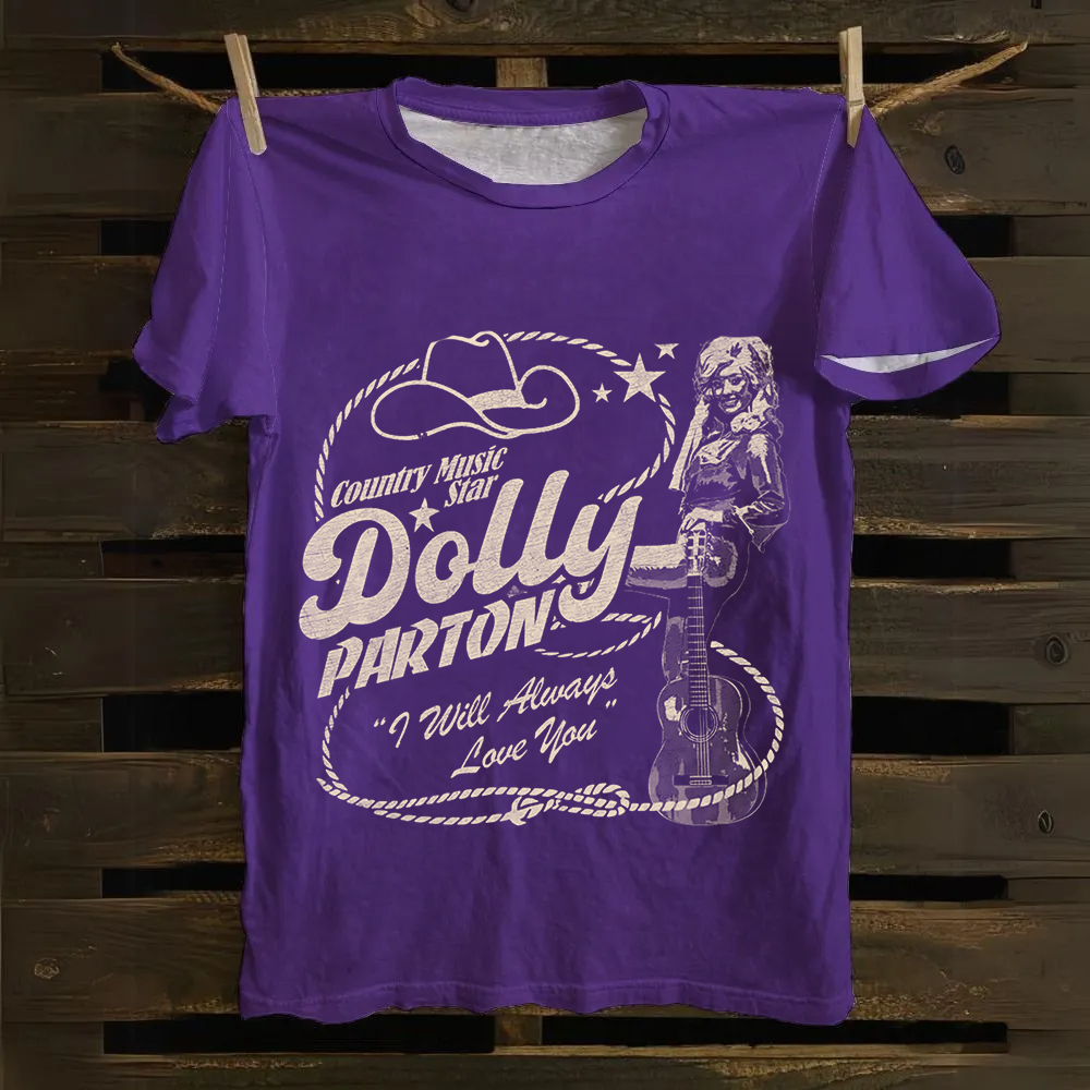 Dolly Parton Singer Cotton T-Shirt