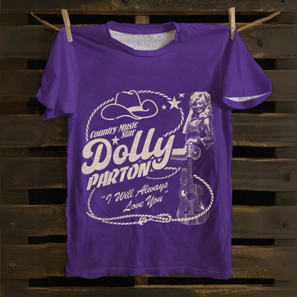 Dolly Parton Singer Cotton T-Shirt