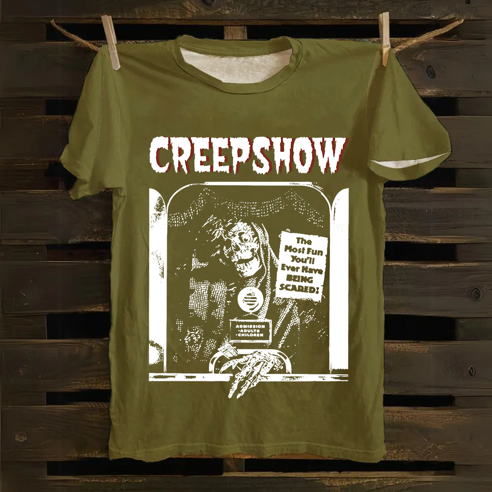 Unisex Creepshow Horror Movie Cotton T-Shirt