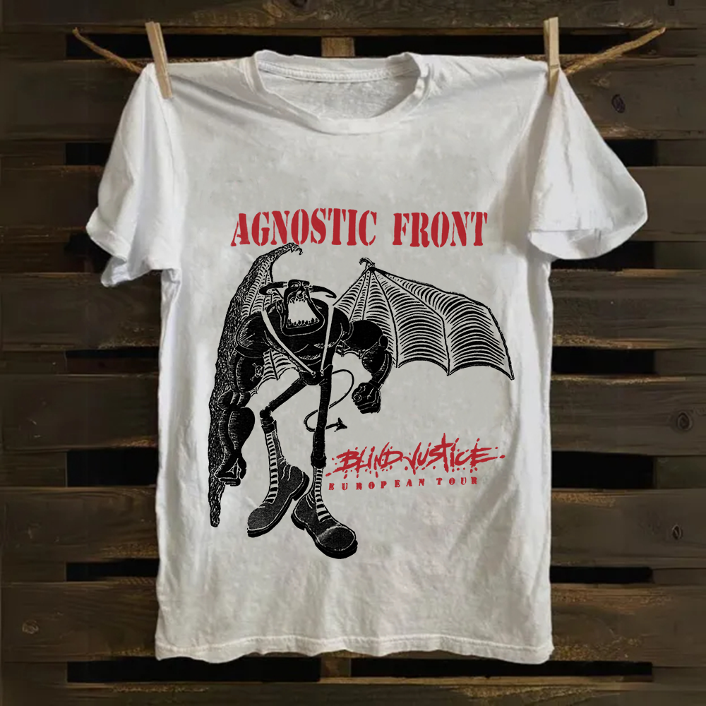 Agnostic Front Band Cotton T-Shirt