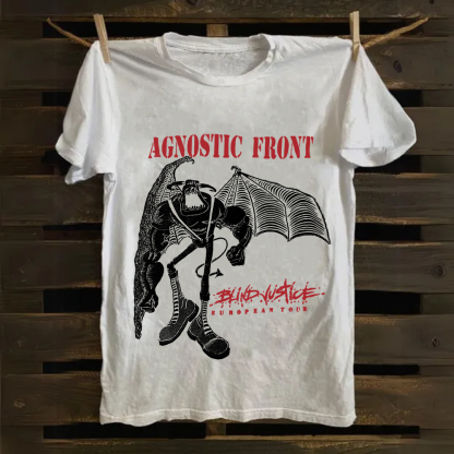 Agnostic Front Band Cotton T-Shirt