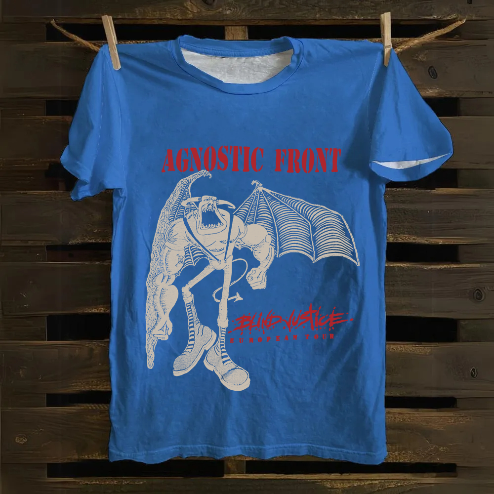 Agnostic Front Band Cotton T-Shirt