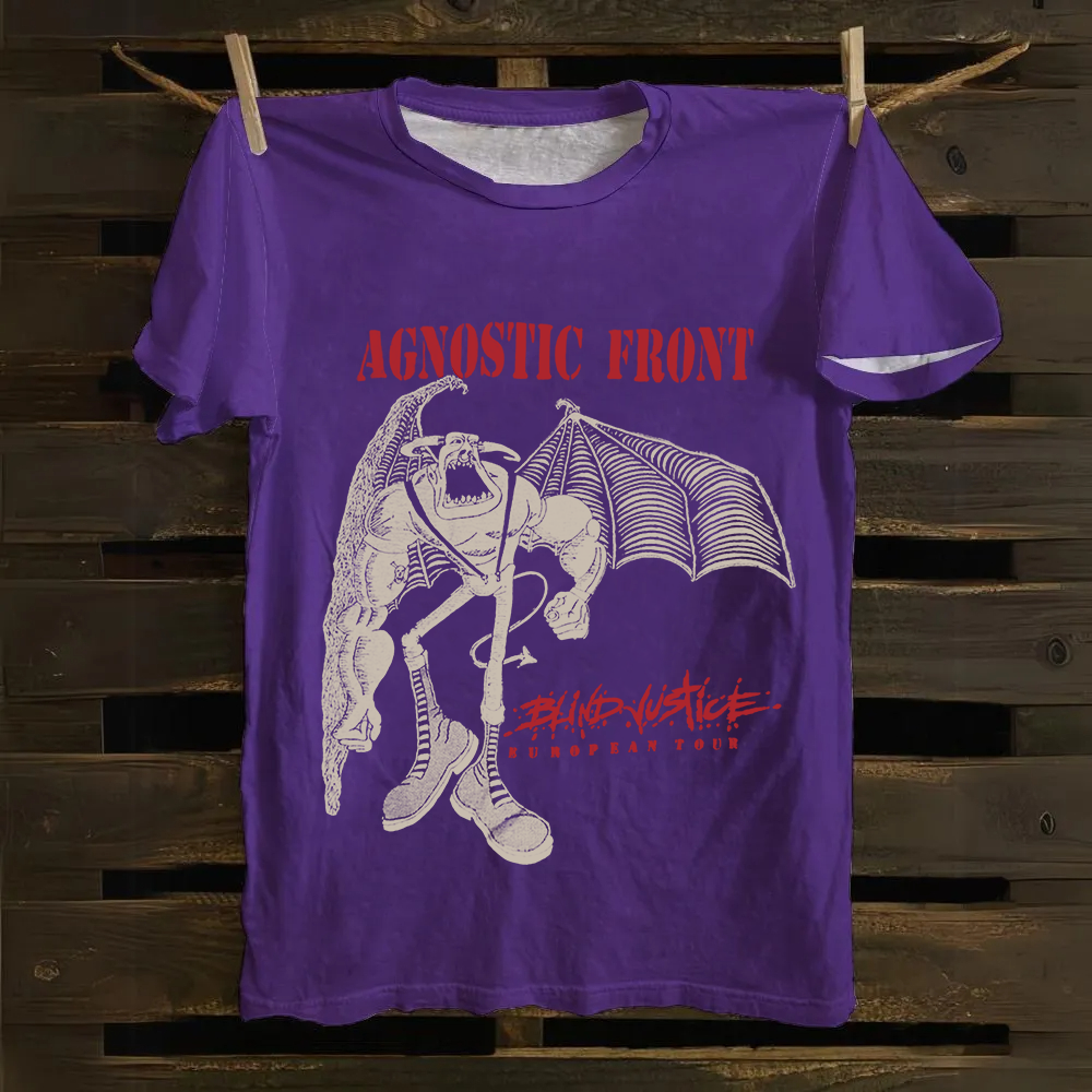 Agnostic Front Band Cotton T-Shirt