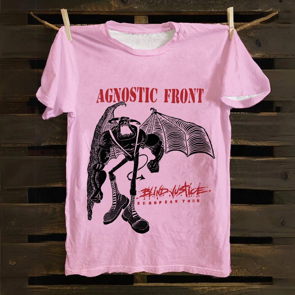 Agnostic Front Band Cotton T-Shirt