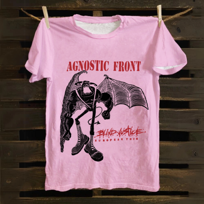 Agnostic Front Band Cotton T-Shirt