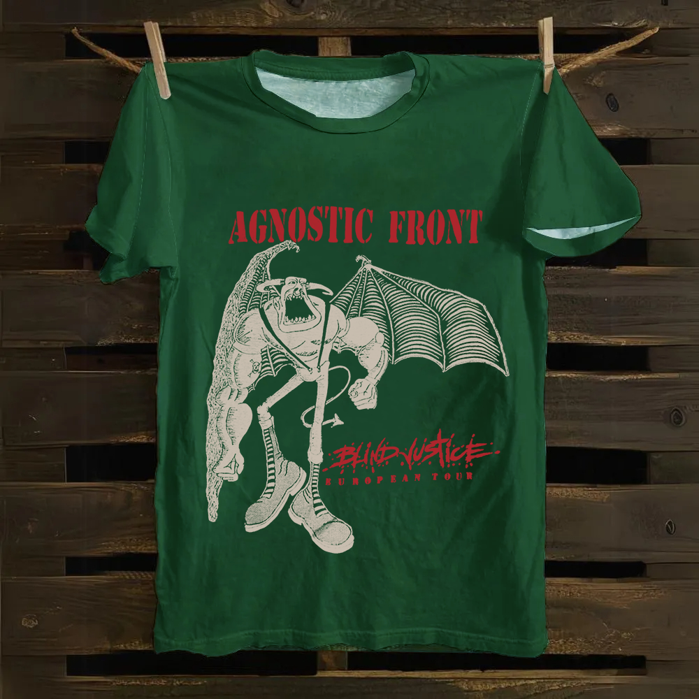 Agnostic Front Band Cotton T-Shirt