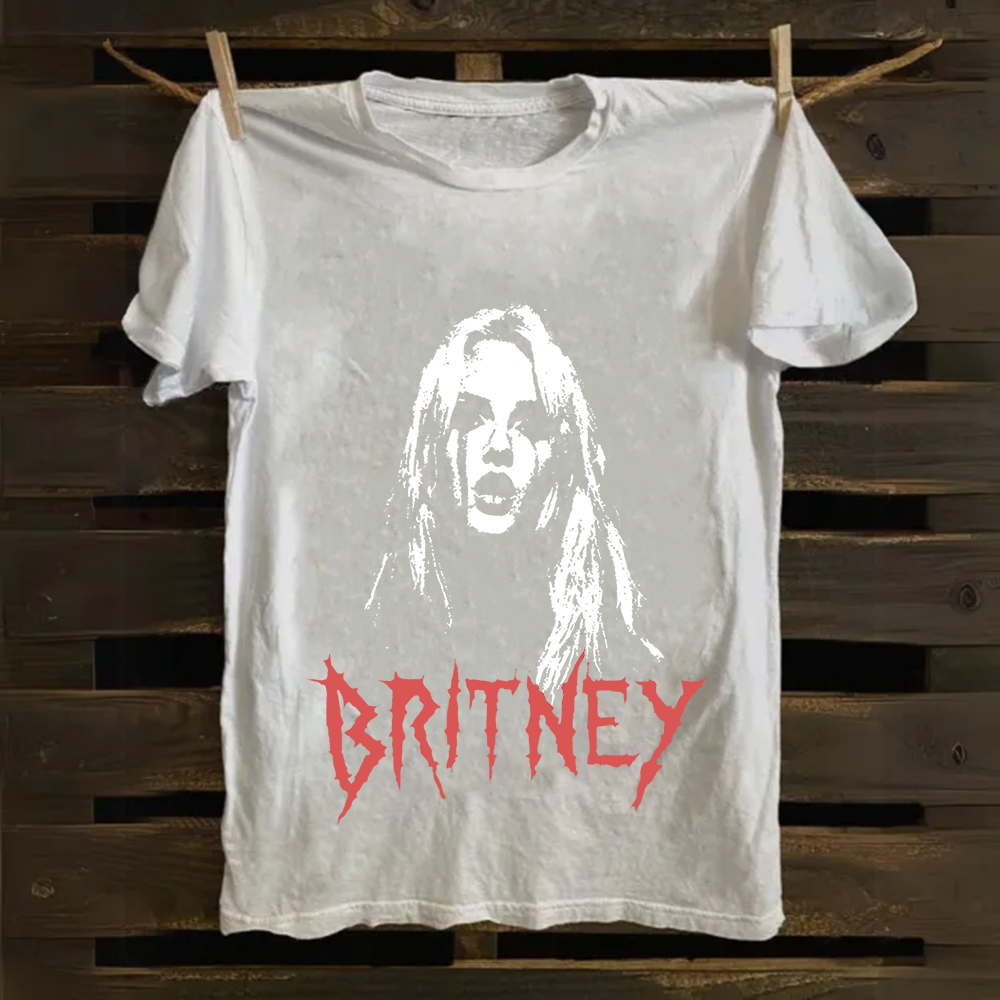 Britney Singer Cotton T-Shirt